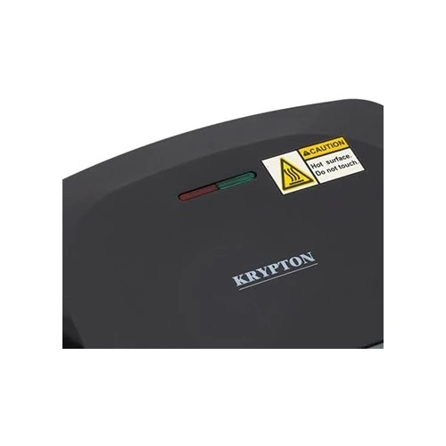 Krypton Grill Maker KNGM6607 | 750W | Non-Stick Grill Plates | Dual Status Indicator Lights | Built-In Safety Protection | Black