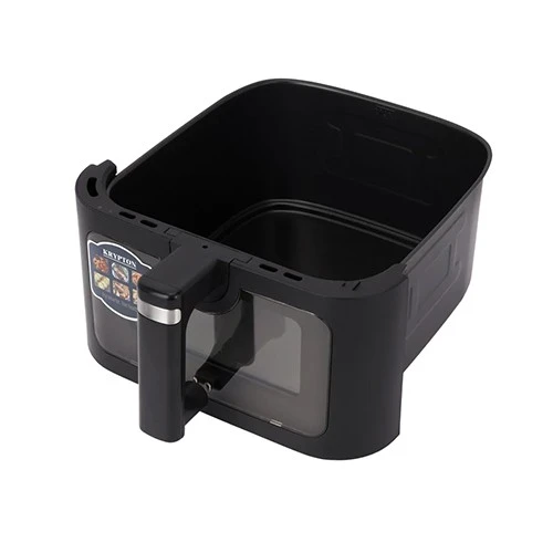 Krypton Double Heating Digital Air Fryer KNAF6707 | 2000W | 9L Capacity | 8 Preset Cooking Menus | Digital LED Touch Display | Black