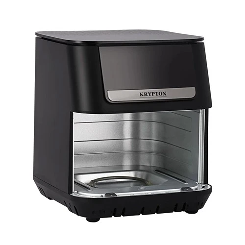 Krypton Double Heating Digital Air Fryer KNAF6707 | 2000W | 9L Capacity | 8 Preset Cooking Menus | Digital LED Touch Display | Black