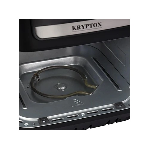 Krypton Double Heating Digital Air Fryer KNAF6707 | 2000W | 9L Capacity | 8 Preset Cooking Menus | Digital LED Touch Display | Black