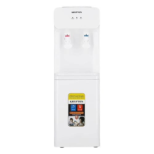 Krypton Water Dispenser KNWD6422 | 505W | Dual Temperature Taps | Durable Construction | Efficient Performance | White