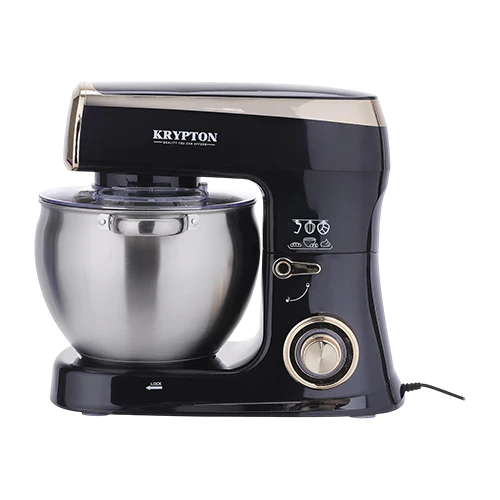 Krypton Stand Mixer KNSM6337 - 1500W Powerful Motor - 8.5L Stainless Steel Bowl - 6 Speeds with Pulse Function - Tilt Head & Anti Splash Design - Black color option