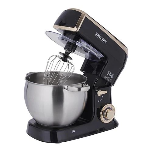 Krypton Stand Mixer KNSM6337 - 1500W Powerful Motor - 8.5L Stainless Steel Bowl - 6 Speeds with Pulse Function - Tilt Head & Anti Splash Design - Black