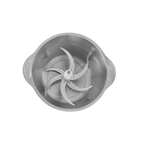 Krypton Multi Chopper KNMC6623 - 5.0 L Large Stainless Steel Bowl - 600W Motor - 6 Blade - Two Button Control - Overheat & Safety Protection - Anti Slip Base & Visible Lid - Silver