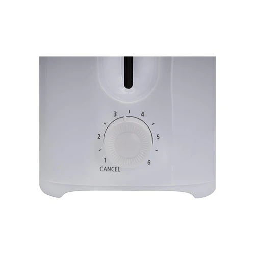 Krypton Bread Toaster KNBT6194 | 2-Slice Capacity | 6 Adjustable Browning Levels | Instant Cancel Function | 700W | Removable Crumb Tray | White