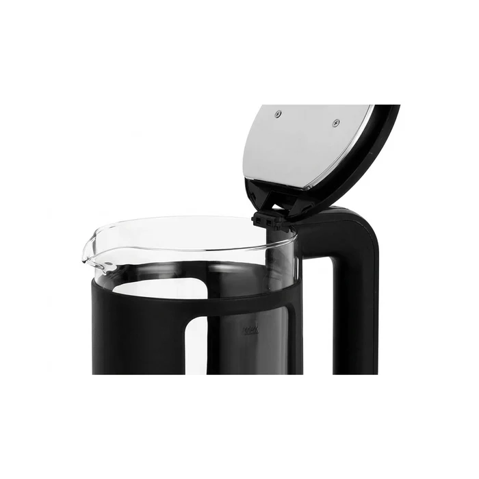 Krypton Electric Glass Kettle KNK6563 | Double-Layer Glass | 1.7L Capacity | Black
