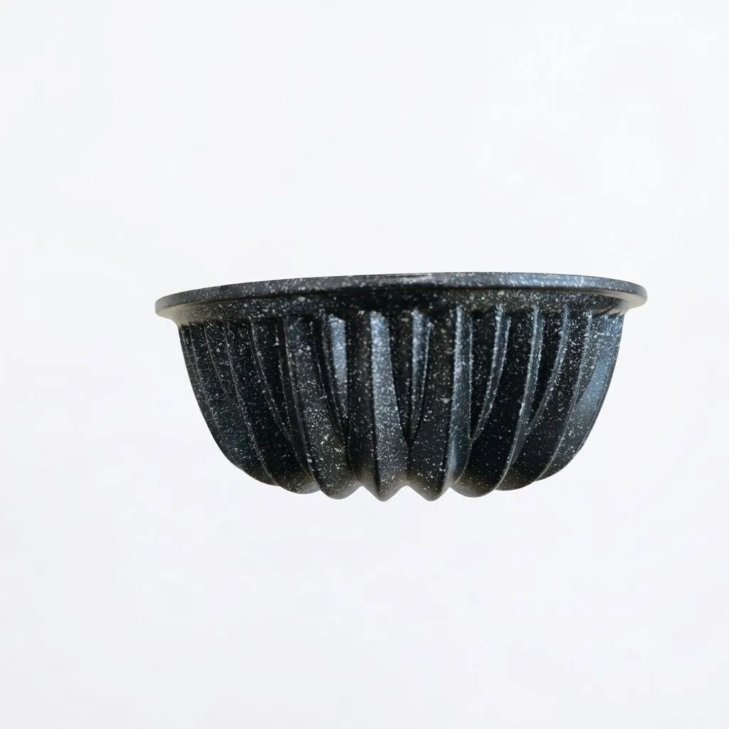 Star-Shaped Granite Cake Mold Big – Black