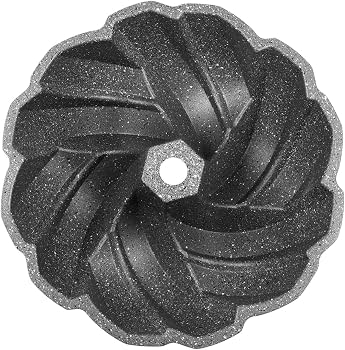 Decorative Patterned Cake Mold – Black